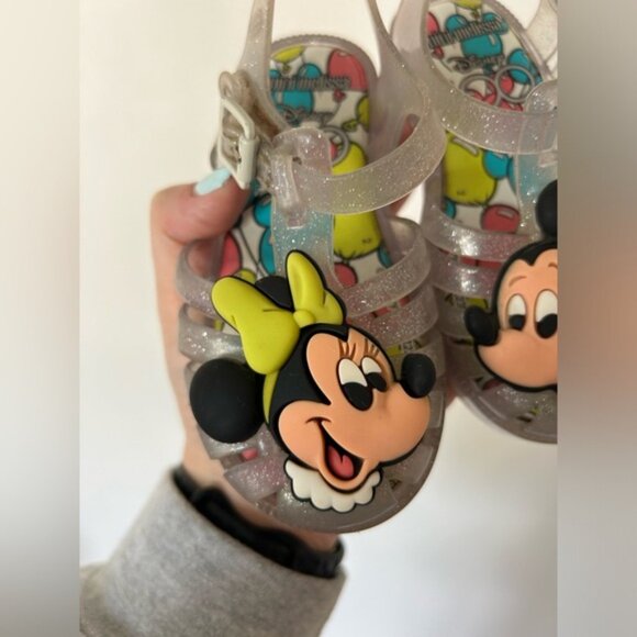 Mini Melissa Cartoon Mouse Jelly Shoes Kid Sandals Shoes US8 - Picture 6 of 9